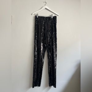 Sequin ZARA black pants NWT never worn